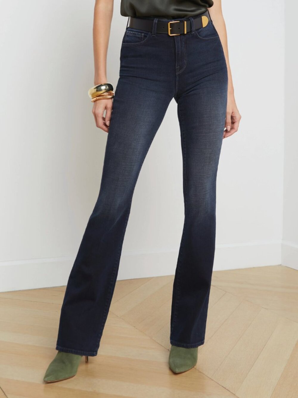 L'AGENCE | Selma High Rise Flare Jeans in Maverick